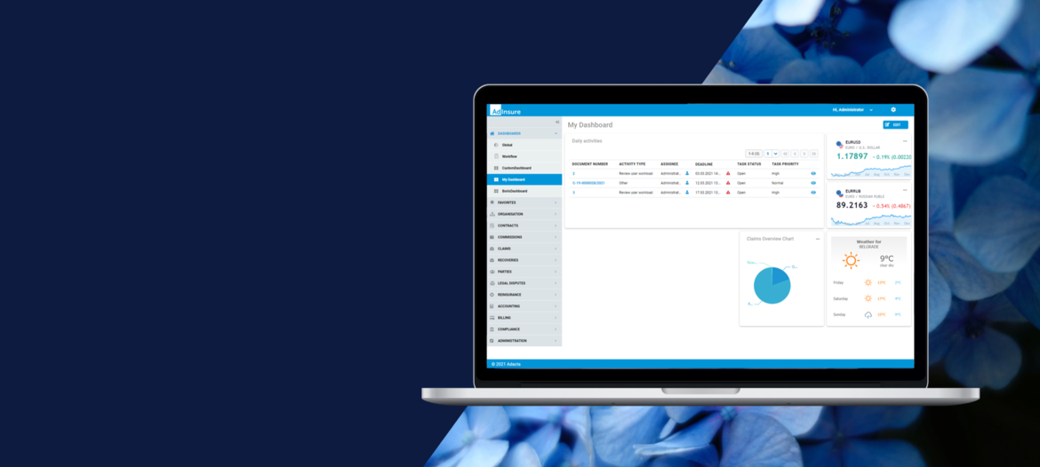 Adacta announces the latest release of the AdInsure insurance platform