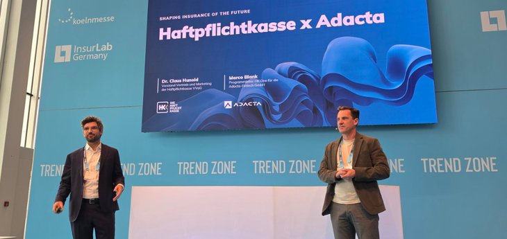 Adacta auf der InsureNXT 2026: Gemeinsam mit der Haftpflichtkasse die Versicherung der Zukunft gestalten