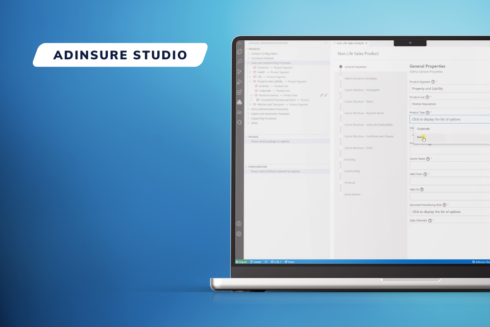 AdInsure Studio: When you have to create an insurance product overnight