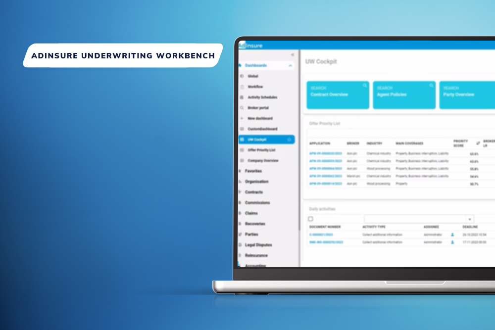 AdInsure Underwriting Workbench